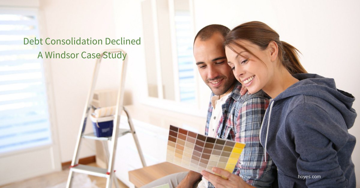 Turned Down For Debt Consolidation: A Windsor Case Study