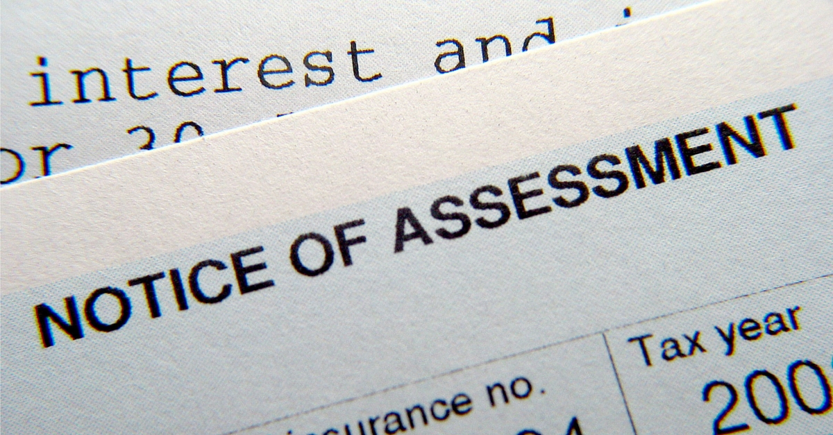 cra notice of assessment